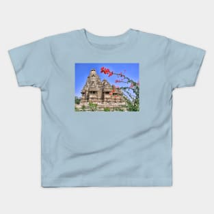 Temple. Khajuraho, India Kids T-Shirt